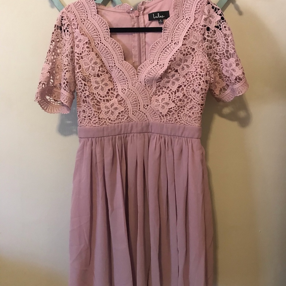 Lulus Lace Skater Dress (medium)